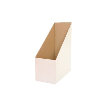 Suport vertical cu profil redus, alb-natur