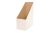 Suport vertical cu profil redus, alb-natur